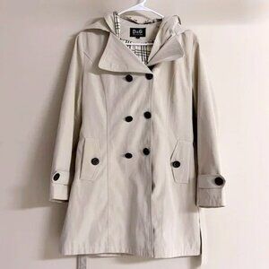 Vintage Dolce & Gabbana Tan/Cream Double Breasted Women's Trench Coat